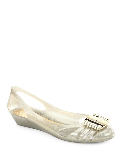 Salvatore Ferragamo - Acqua Bermuda Jelly Flats