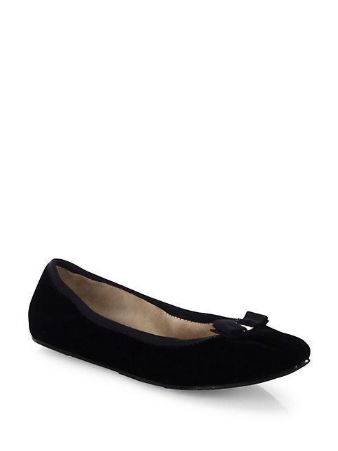 Salvatore Ferragamo - My Joy Velvet Ballet Flats