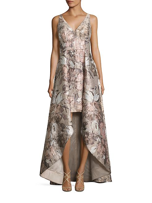 Aidan Mattox - Floral Printed Gown