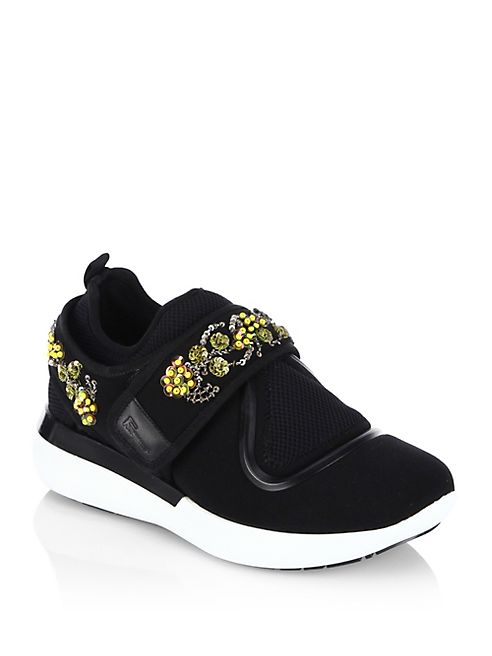 Salvatore Ferragamo - Alicidi Embellished Running Sneakers