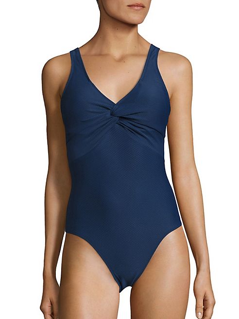 HEIDI KLEIN - Twisted Front One-Piece Swimsuit