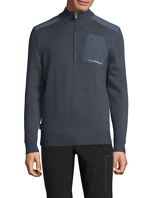 J. Lindeberg Golf - Windstop Merino Wool Sweater