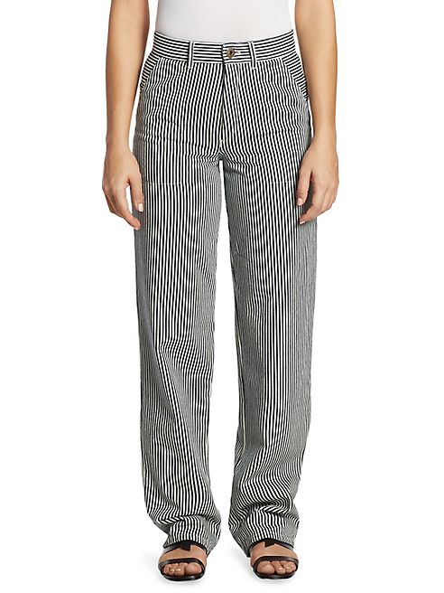 Chloé - Cotton Striped Pants