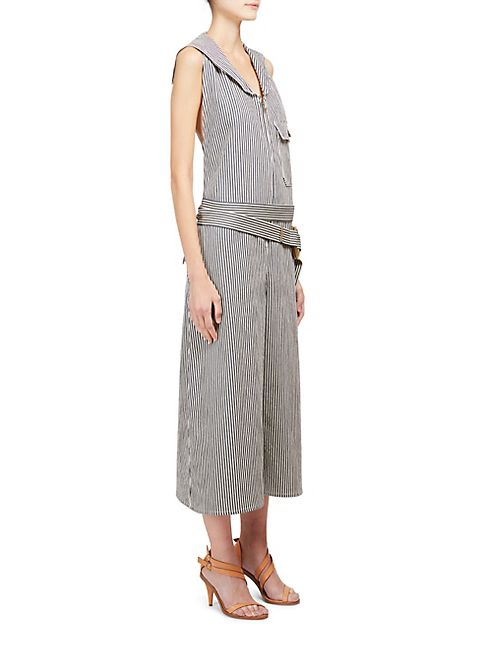 Chloé - Sleeveless Striped Jumpsuit