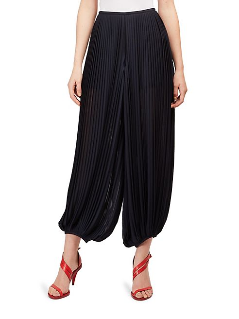 Chloé - Pleated Georgette Pants