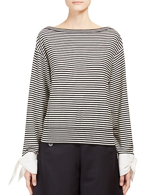 Chloé - Striped Tie Top