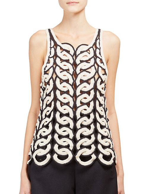 Chloé - Circle Crochet Top