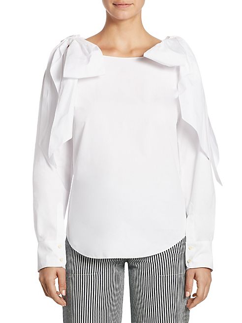 Chloé - Bow Shoulder Top