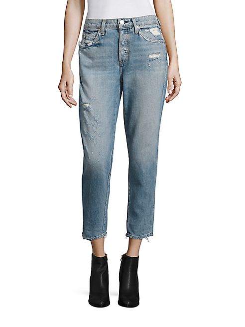 AMO - Ace High-Rise Slouchy Skinny Ankle Jeans