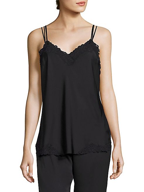 Natori - Feathers Satin Embroidered Camisole