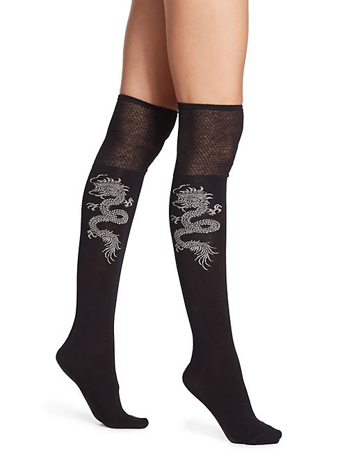 Natori Legwear - Dragon Over-the-Knee Socks