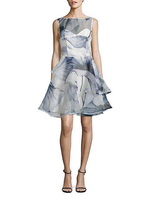 NHA KHANH - Suvi Tiered Cascade Cocktail Dress