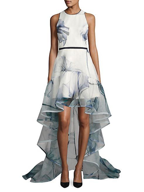 NHA KHANH - Kaira Tiered Ruffle Gown