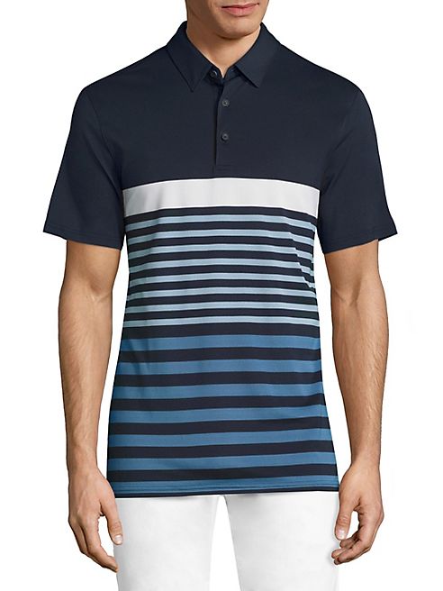 AG Green Label - Downey Striped Polo