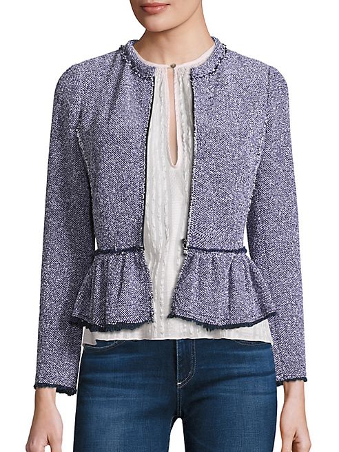 Rebecca Taylor - Tweed Peplum Jacket