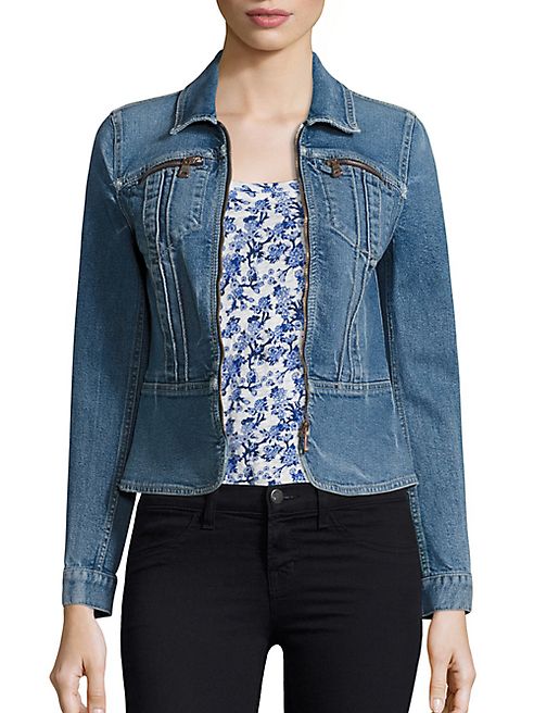 Rebecca Taylor - Zip front Denim Jacket