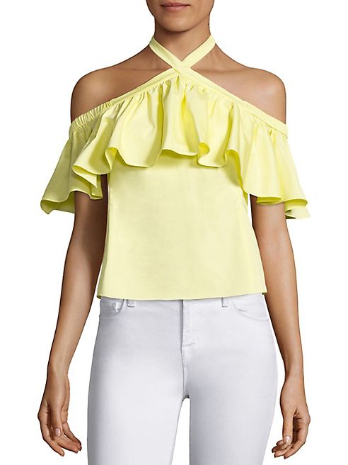 Rebecca Taylor - Solid Halter Neck Top