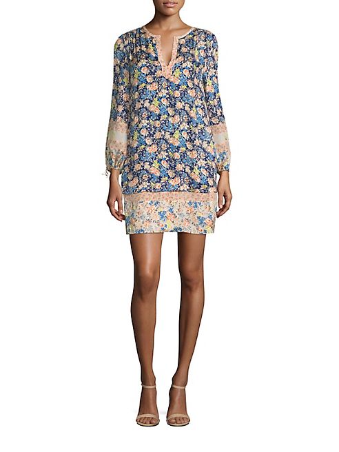 Rebecca Taylor - Gigi Floral Printed Silk Dress