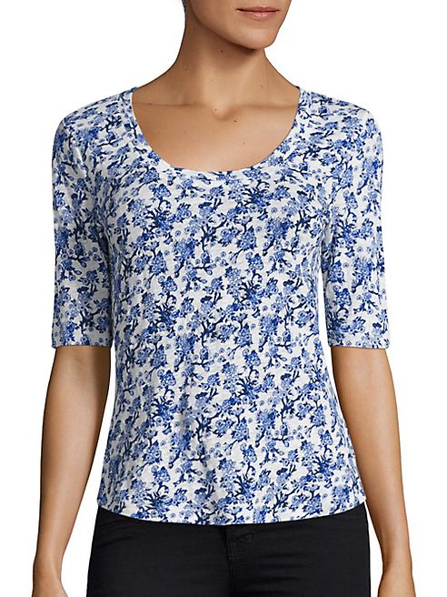 Rebecca Taylor - Aimee Floral Silk Top