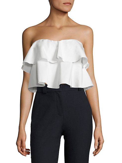 Rebecca Taylor - Off-the-Shoulder Ruffle Top