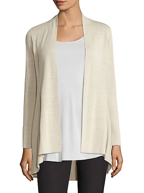 Eileen Fisher - Linen Shaped Long Cardigan