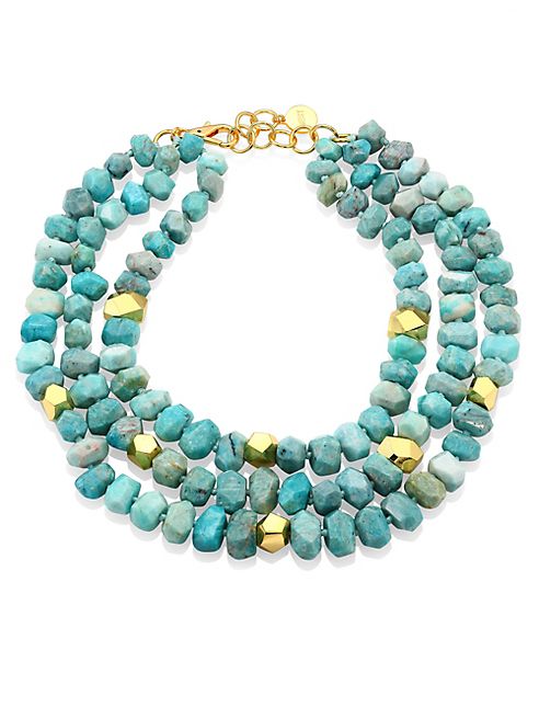 Nest - Amazonite Triple Strand Necklace