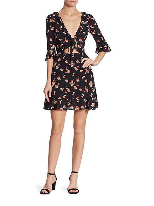 For Love & Lemons - Cherry Print Sundress