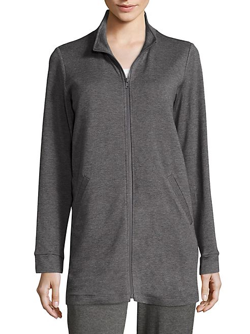 Eileen Fisher - Terry Zip-Front Jacket