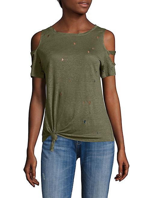 Generation Love - Kendall Holes Cold Shoulder Tee