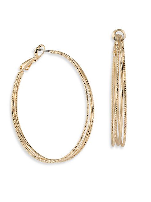 ABS by Allen Schwartz Jewelry - Venice Beach Hoop Earrings