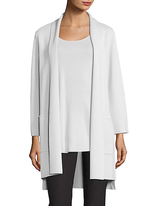 Eileen Fisher - Silk & Organic Cotton Kimono Cardigan