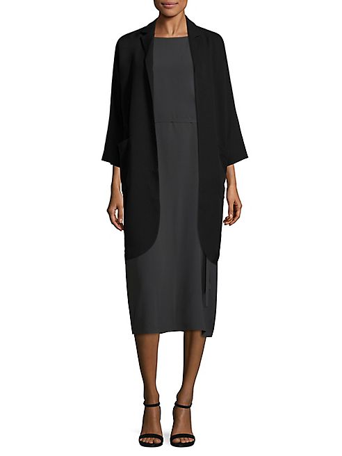 Eileen Fisher - Solid Long Jacket