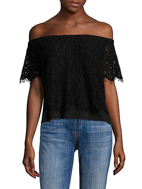 Generation Love - Carly Lace Off-the-Shoulder Top