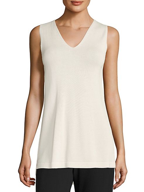 Eileen Fisher - V-Neck Tank Top