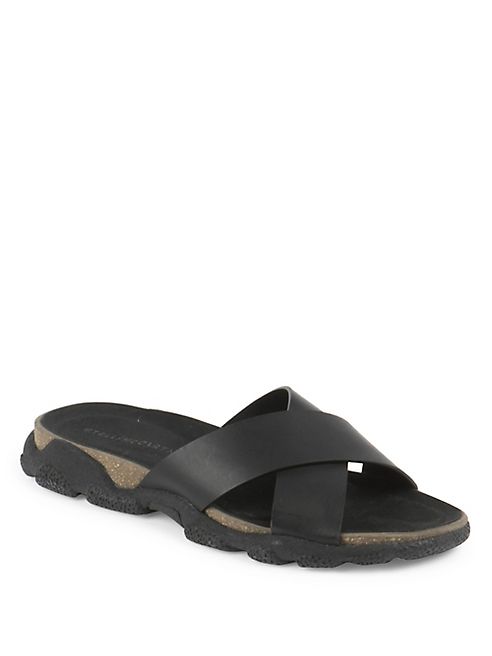 Stella McCartney - Crisscross Strap Slide Sandals