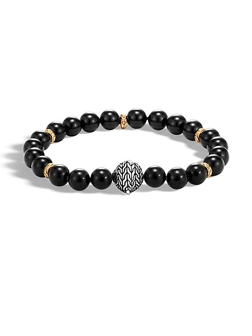 John Hardy - Black Onyx Bead Bracelet