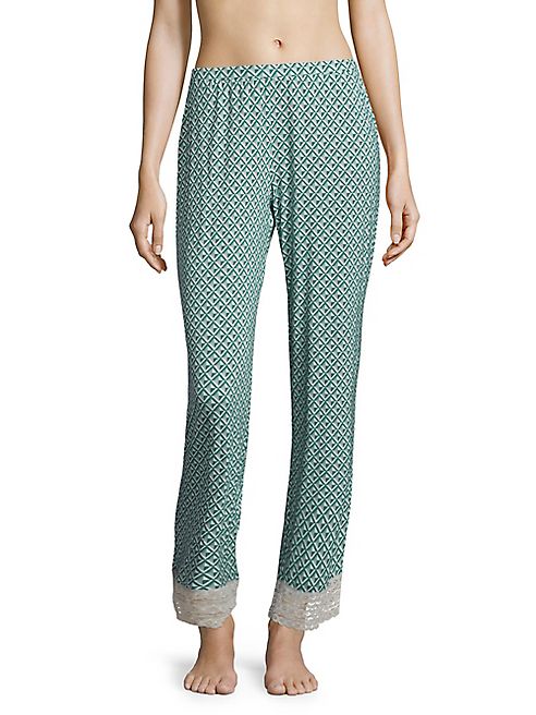 Saks Fifth Avenue Collection - Lori Diamond-Printed Wide-Leg Pants