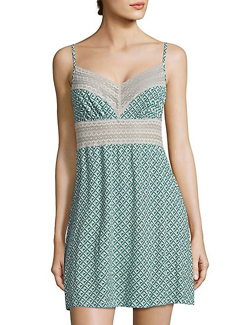 Saks Fifth Avenue Collection - Lori Diamond-Printed Chemise