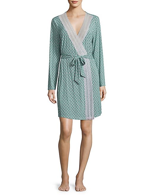 Saks Fifth Avenue Collection - Lori Diamond-Printed Robe