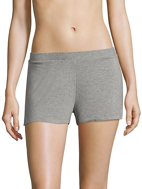 Saks Fifth Avenue Collection - Maddie Heathered Jersey Boxers