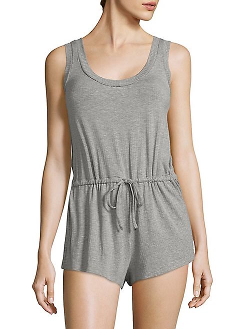 Saks Fifth Avenue Collection - Maddie Heathered Short Jumpsuit