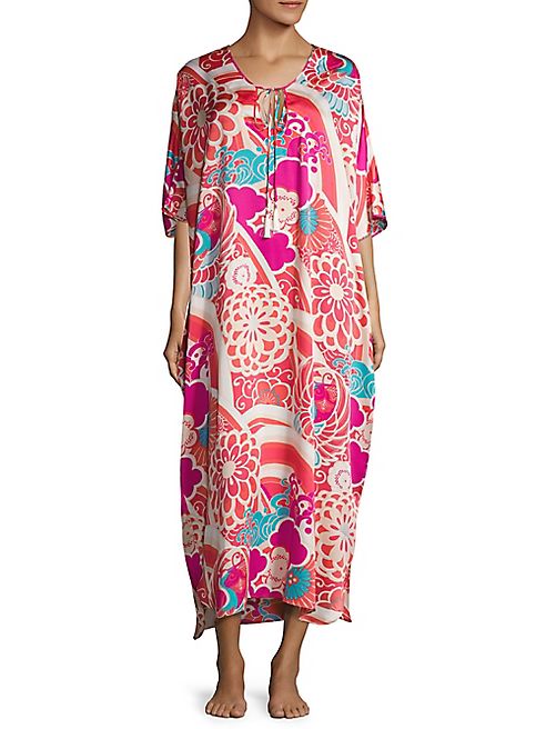 Natori - Floral Caftan Dress