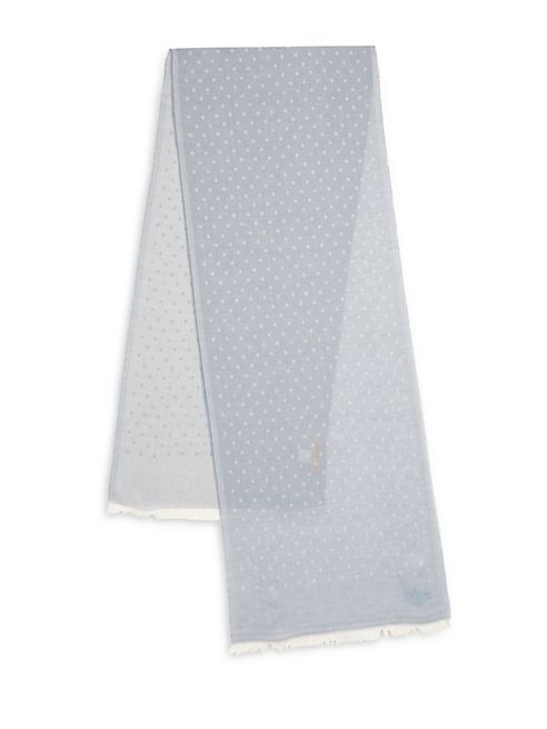 Hickey Freeman - Polka Dot Printed Scarf