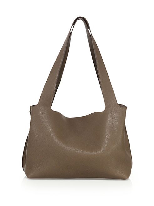 The Row - Duplex Small Leather Shoulder Bag