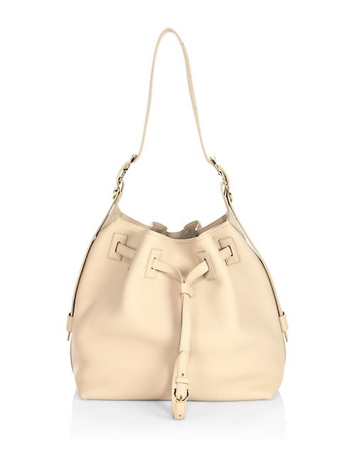 Salvatore Ferragamo - Ganciorama Carla Leather Large Bucket Bag