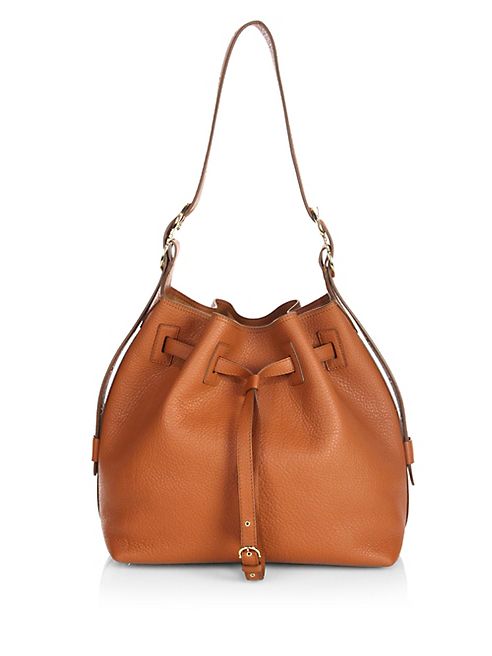 Salvatore Ferragamo - Ganciorama Carla Leather Small Bucket Bag