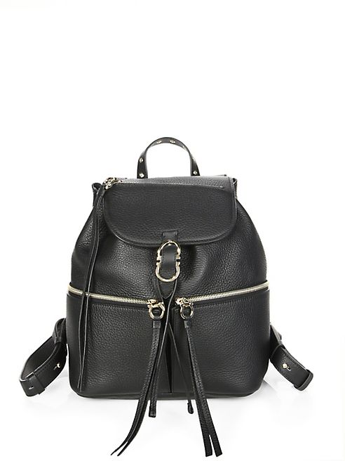 Salvatore Ferragamo - Ganciorama Carol Leather Medium Backpack