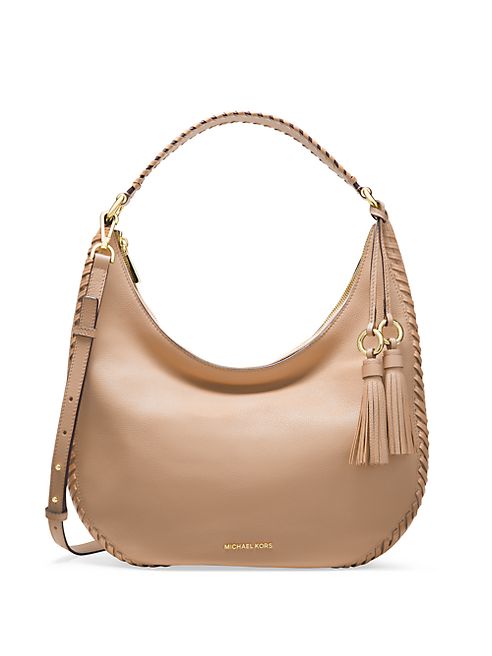 MICHAEL MICHAEL KORS - Lauryn Large Crossbody Strap Leather Hobo