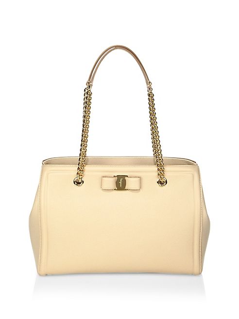 Salvatore Ferragamo - Vara Score Melike Leather Tote