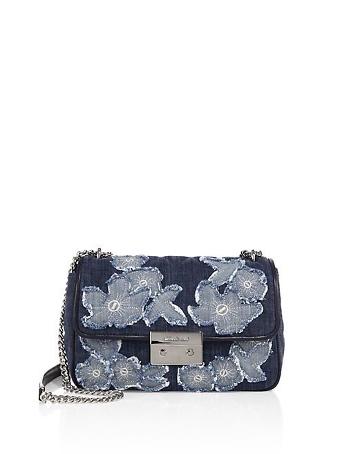 MICHAEL MICHAEL KORS - Sloan Large Chain Denim Shoulder Bag